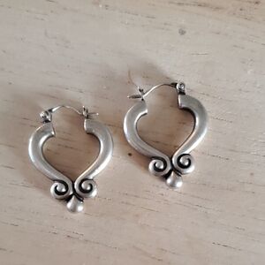 James Avery Sterling Silver Hoop Earrings